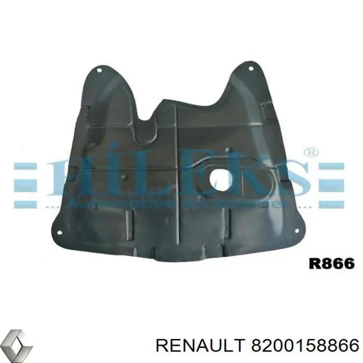  Protección motor /empotramiento para Renault Clio 2 