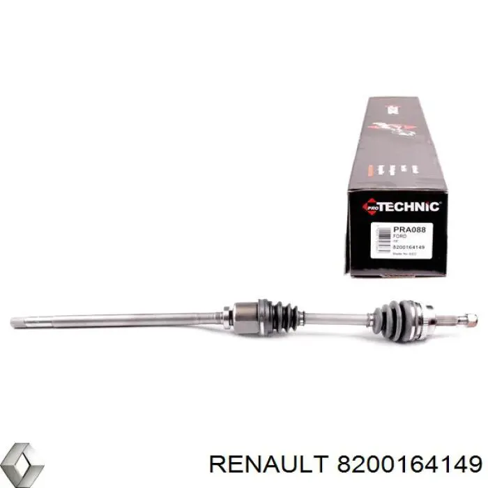 8200164149 Renault (RVI) árbol de transmisión delantero derecho