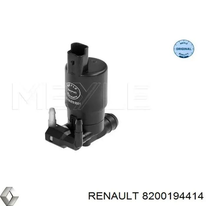 8200194414 Renault (RVI) bomba de limpiaparabrisas delantera