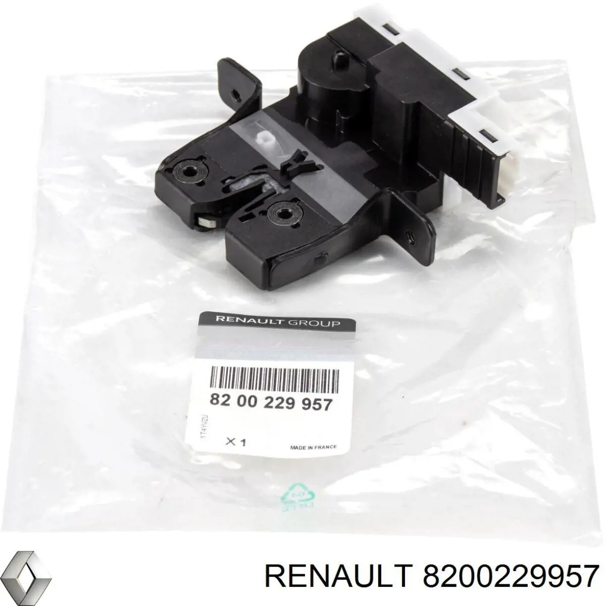 8200229957 Renault (RVI) cerradura de puerta de maletero