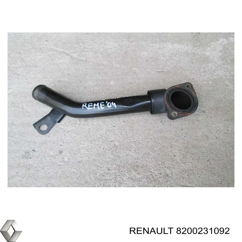 8200231092 Renault (RVI) conducto refrigerante, bomba de agua, de recepción