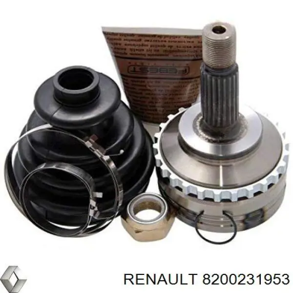 8200231953 Renault (RVI) árbol de transmisión delantero izquierdo