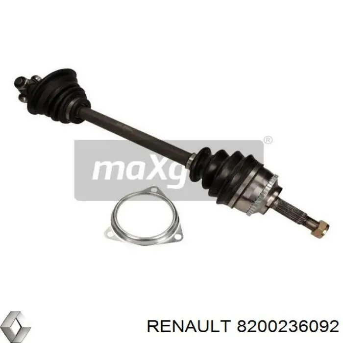 8200236092 Renault (RVI) árbol de transmisión delantero izquierdo