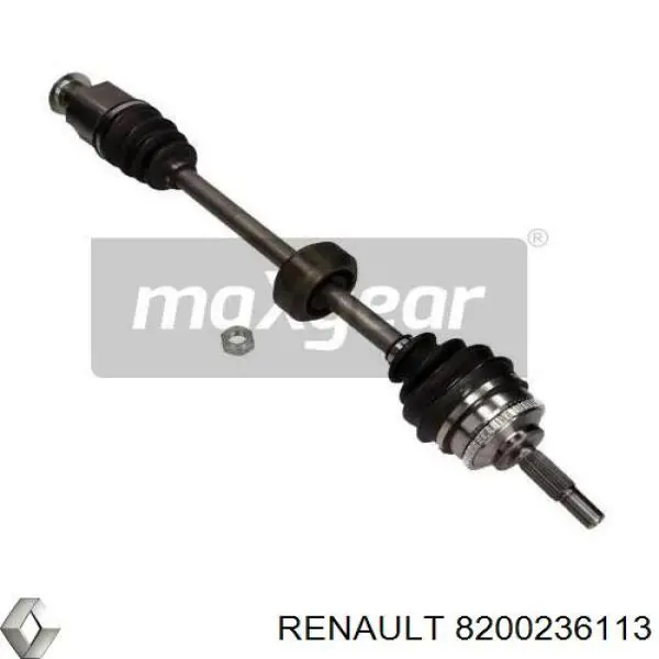 8200236113 Renault (RVI) árbol de transmisión delantero derecho