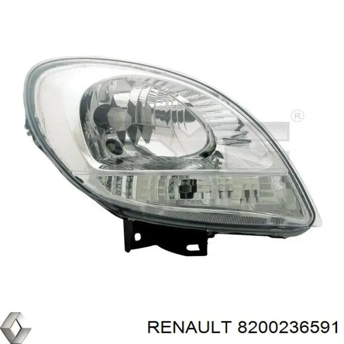 8200236591 Renault (RVI) faro izquierdo