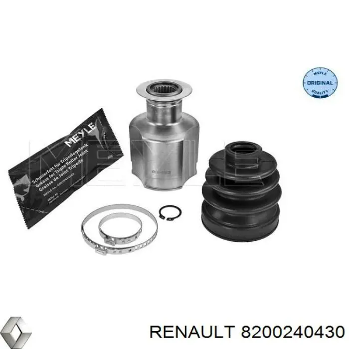 8200240430 Renault (RVI) árbol de transmisión delantero derecho