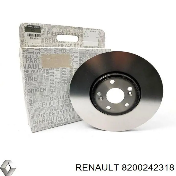 8200242318 Renault (RVI) freno de disco delantero