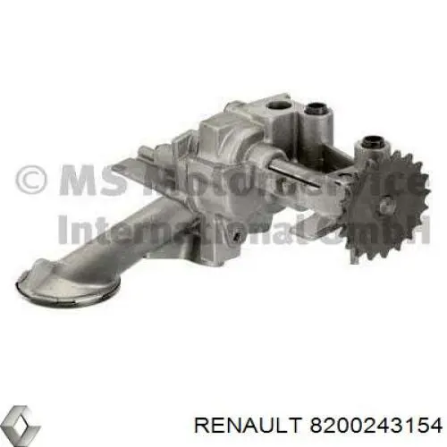 8200243154 Renault (RVI) bomba de aceite