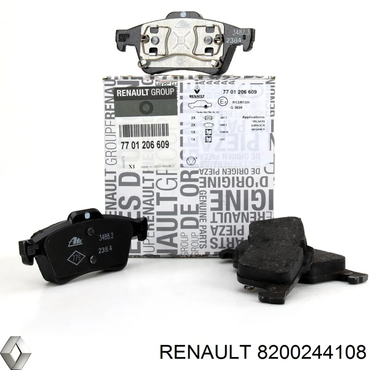 8200244108 Renault (RVI) disco de freno trasero