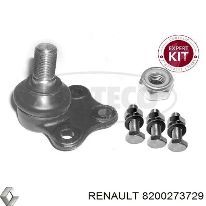 8200273729 Renault (RVI) barra oscilante, suspensión de ruedas delantera, inferior derecha