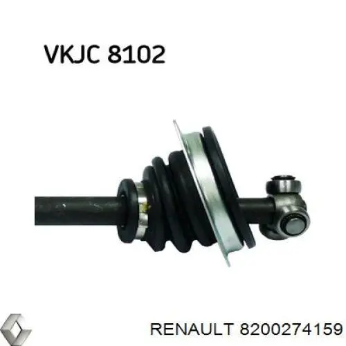 8200274159 Renault (RVI) árbol de transmisión delantero izquierdo