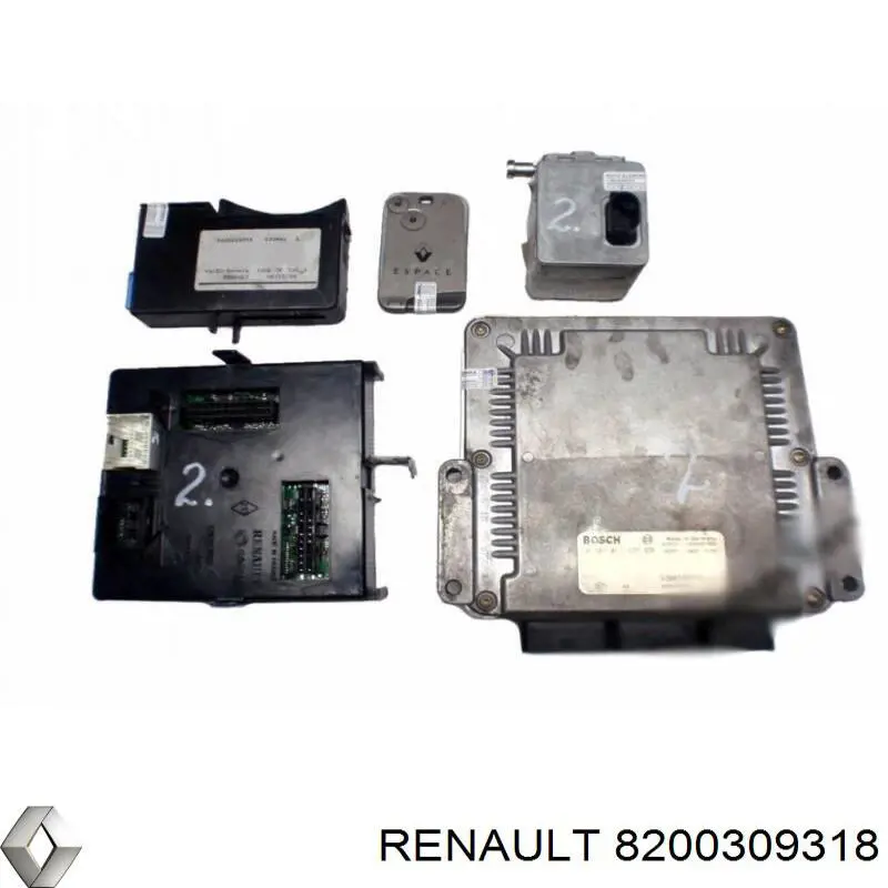  Centralina Del Motor / Modulo De control Del Motor (ecu) para Renault Vel Satis BJ0