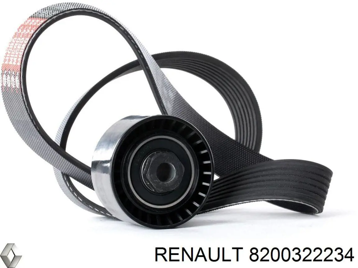 8200493939 Renault (RVI) correa trapezoidal