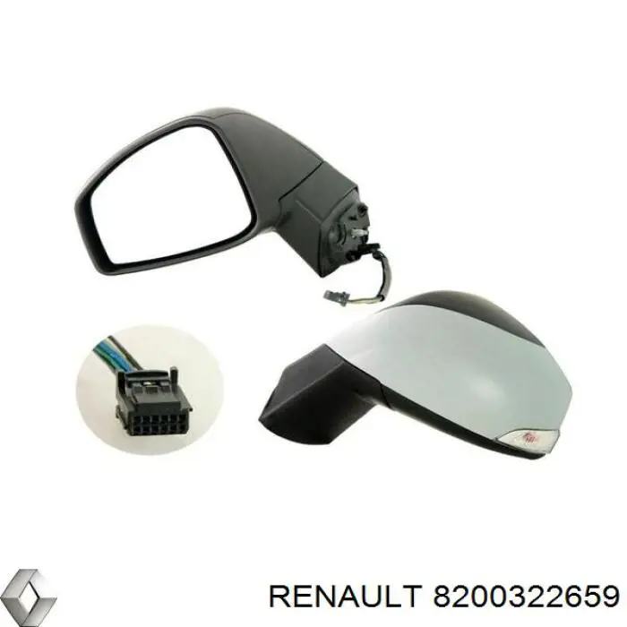 8200322659 Renault (RVI) superposicion(cubierta De Espejo Retrovisor Derecho)