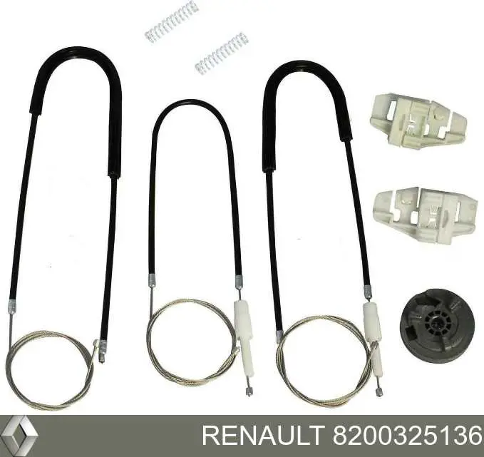 8200325136 Renault (RVI) mecanismo de elevalunas, puerta delantera izquierda