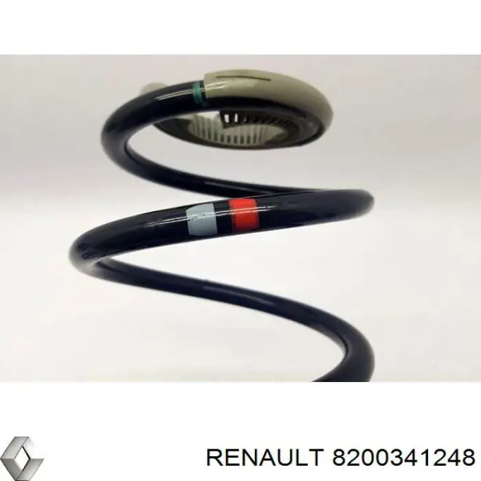 8200341248 Renault (RVI) muelle de suspensión eje trasero