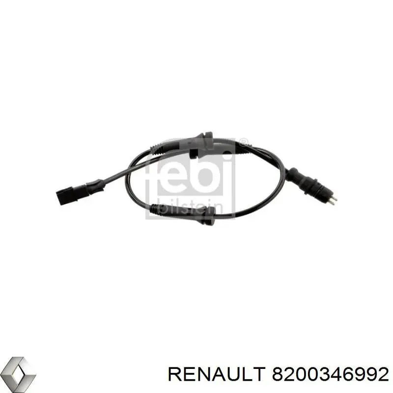 8200346992 Renault (RVI) sensor abs delantero