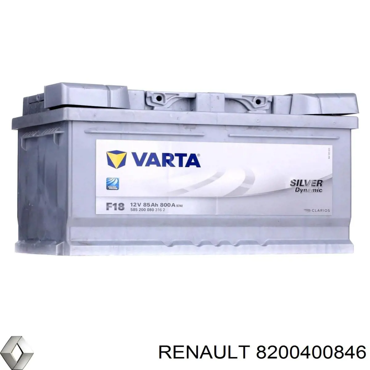 8200400846 Renault (RVI) batería de arranque