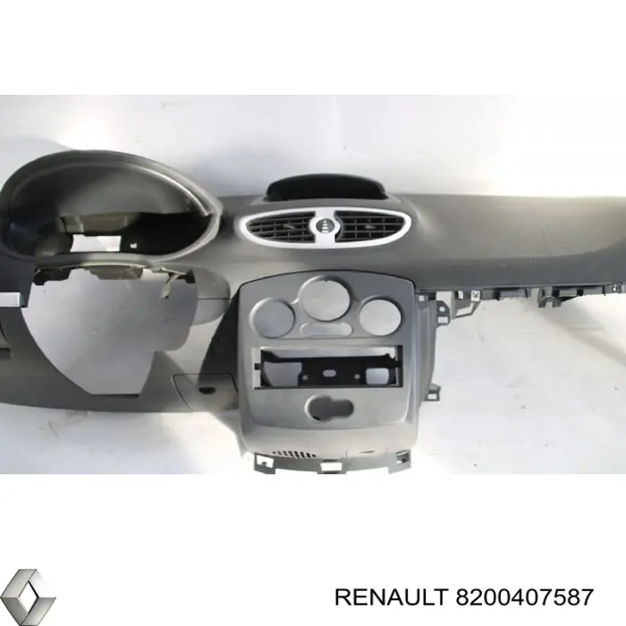  Panel frontal interior salpicadero para Renault Clio 3 