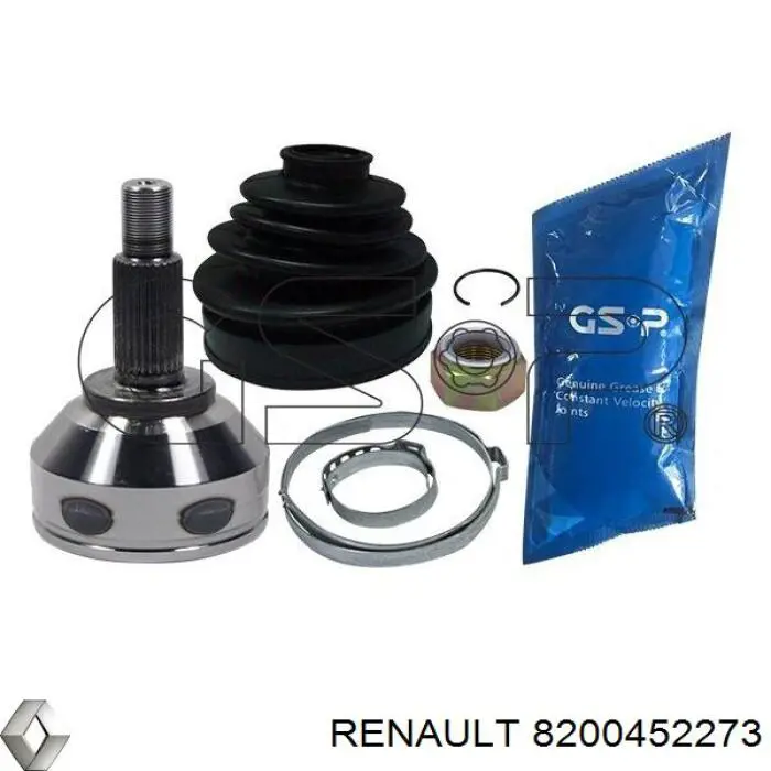 8200452273 Renault (RVI) árbol de transmisión delantero derecho