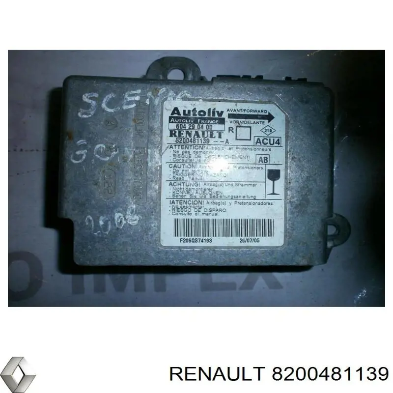 8200481139 Renault (RVI) 