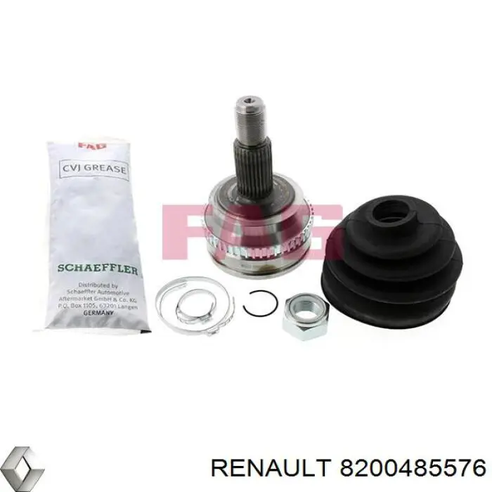 8200485576 Renault (RVI) árbol de transmisión delantero izquierdo