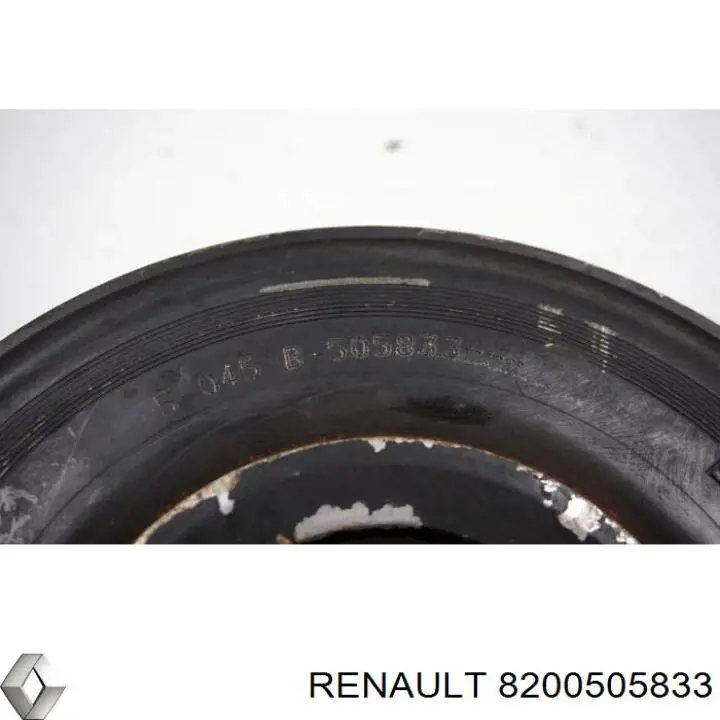 8200505833 Renault (RVI) polea, cigüeñal