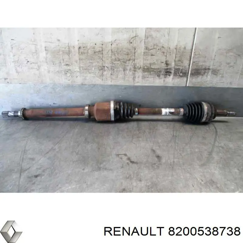 8200538738 Renault (RVI) árbol de transmisión delantero derecho