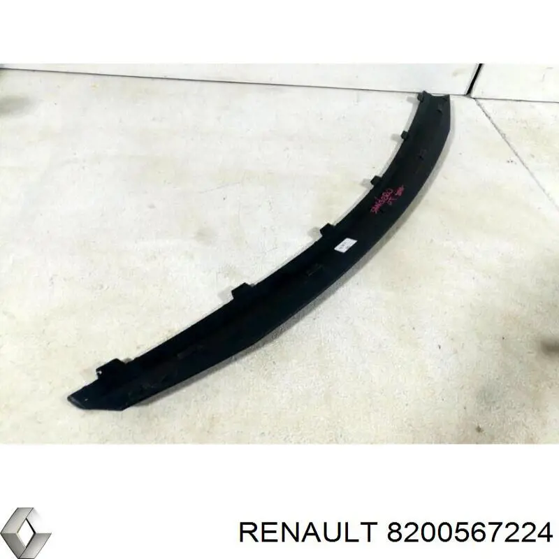 8200567224 Renault (RVI) moldura de rejilla de radiador