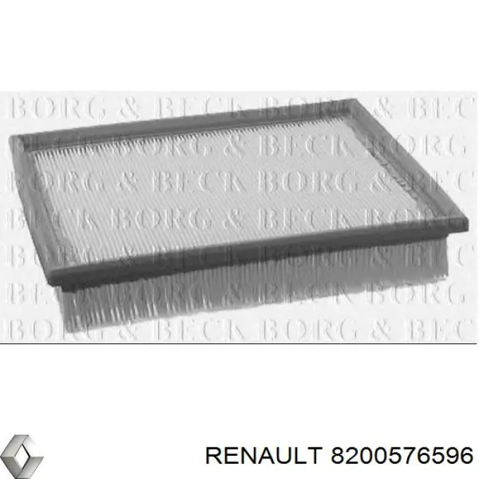 8200576596 Renault (RVI) filtro de aire