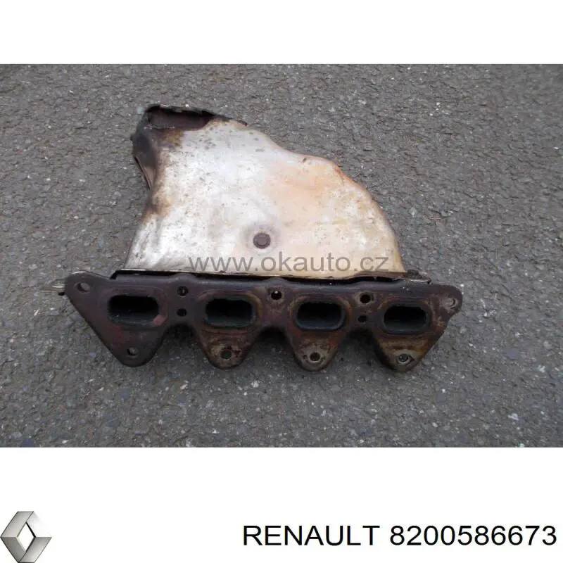 8200586673 Renault (RVI) colector de escape, sistema de escape