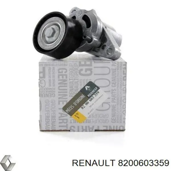 8200603359 Renault (RVI) tensor de correa, correa poli v