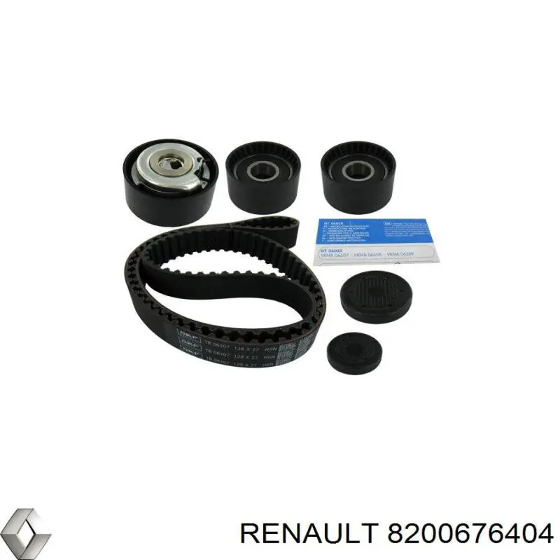 8200676404 Renault (RVI) rodillo intermedio de correa dentada