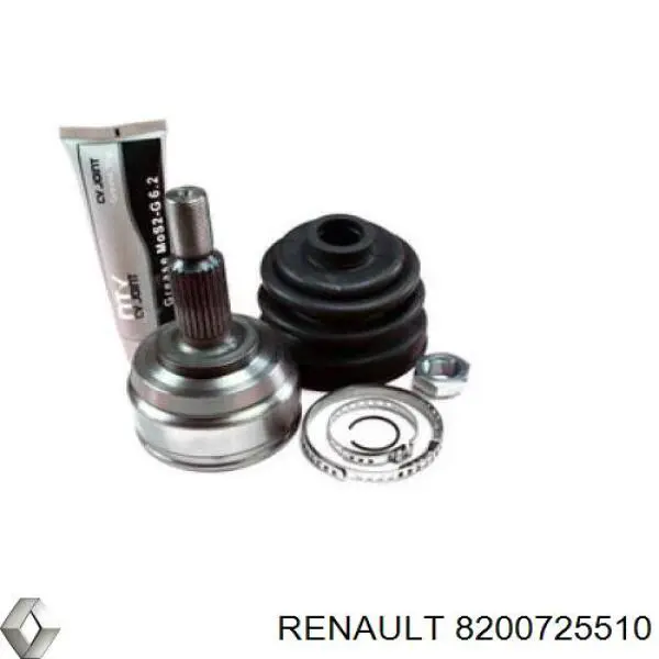 8200725510 Renault (RVI) árbol de transmisión delantero izquierdo