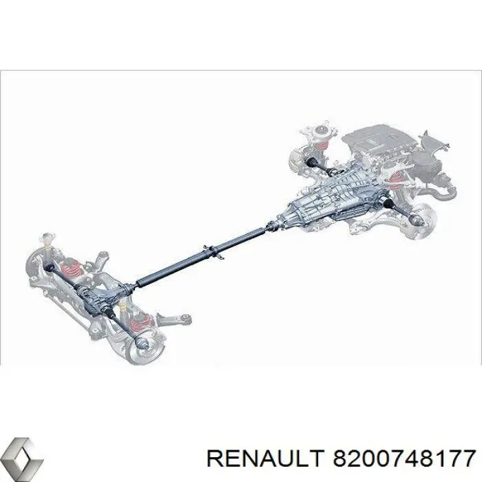 8200748177 Renault (RVI) palanca selectora cambio de marcha