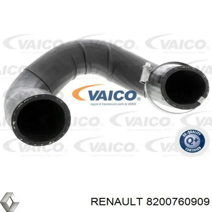 8200760909 Renault (RVI) tubo flexible de aire de sobrealimentación