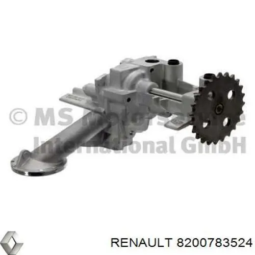 8200783524 Renault (RVI) bomba de aceite