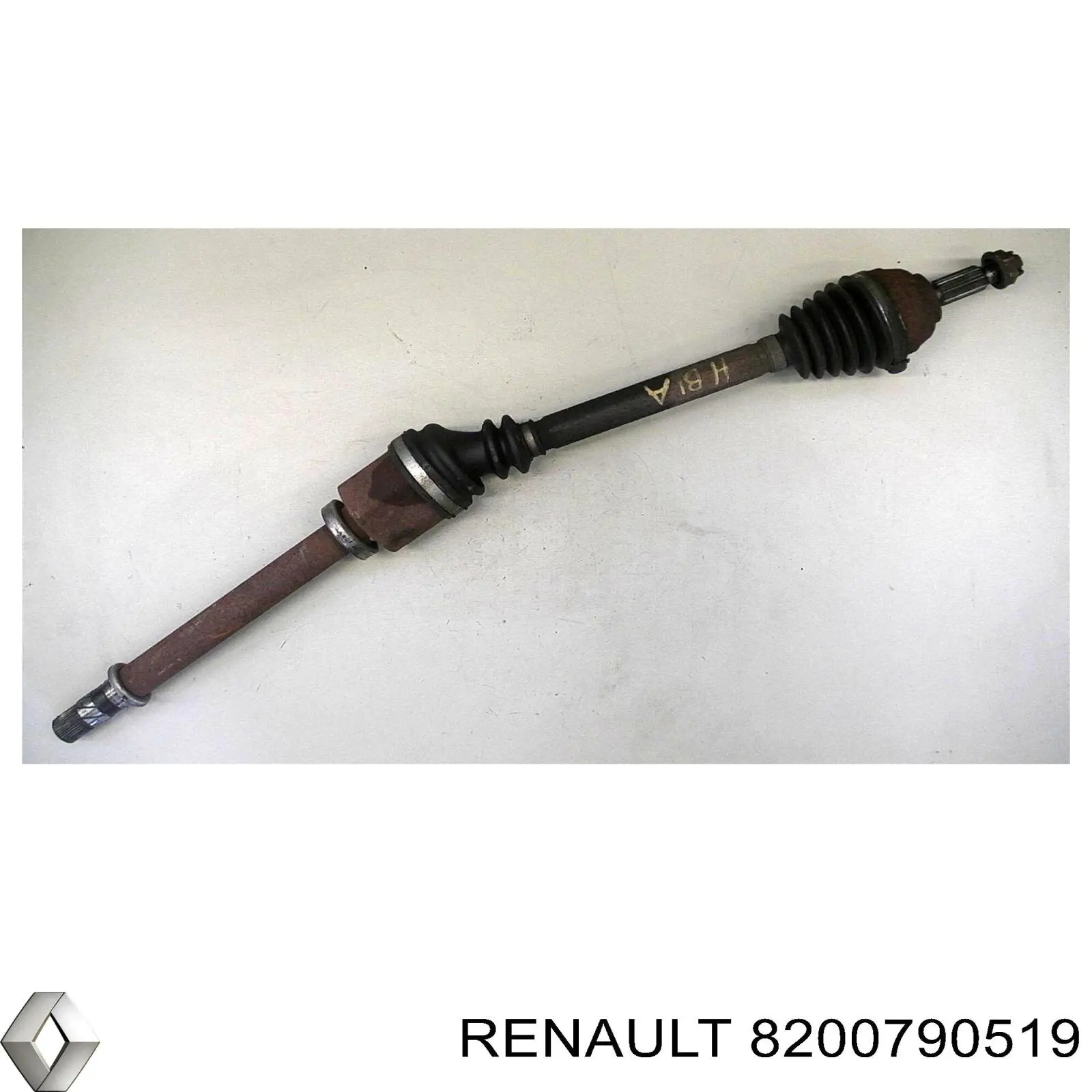 8200790519 Renault (RVI) árbol de transmisión delantero derecho