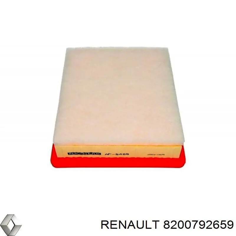 8200792659 Renault (RVI) filtro de aire