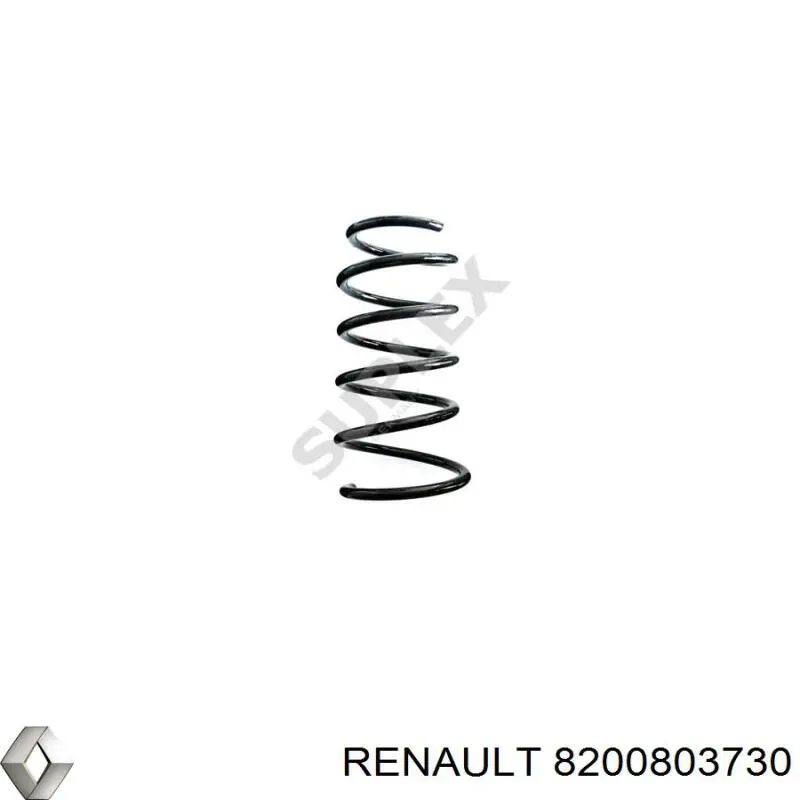 8200803730 Renault (RVI) muelle de suspensión eje delantero