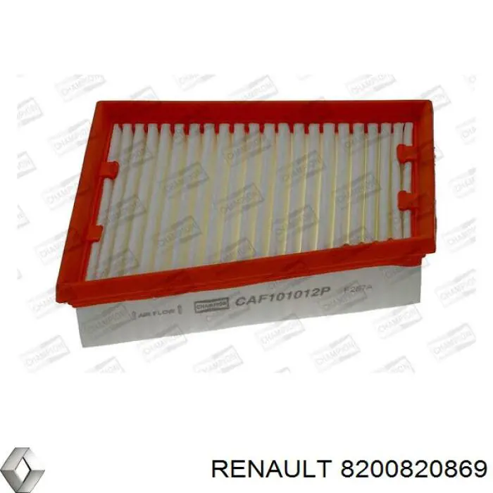 8200820869 Renault (RVI) filtro de aire