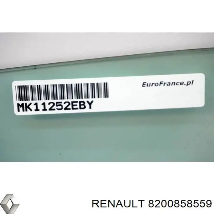  Luna de puerta delantera izquierda para Renault Modus JP0