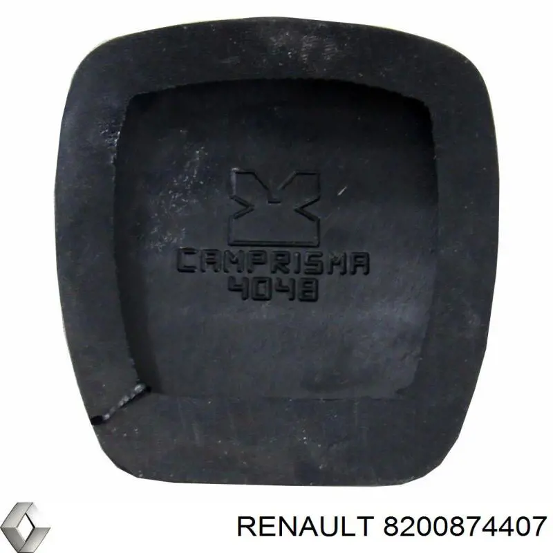 8200874407 Renault (RVI) revestimiento de pedal, pedal de freno