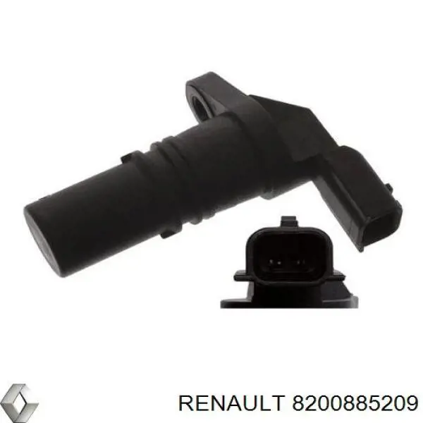 8200885209 Renault (RVI) sensor de posición del cigüeñal