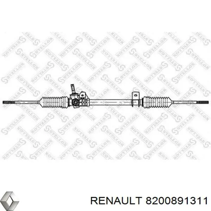 8200711398 Renault (RVI) cremallera de dirección