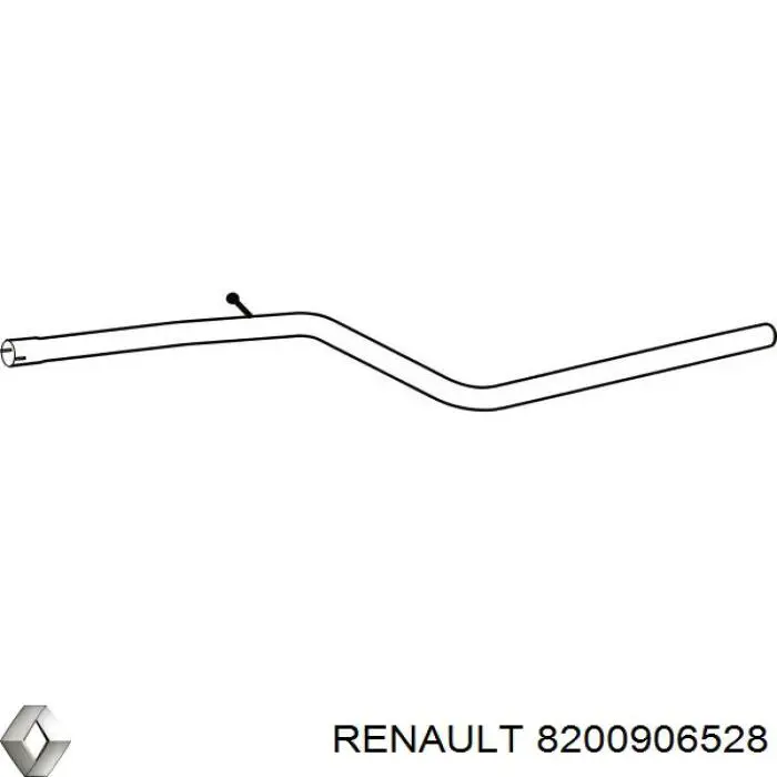 800189 Bosal silenciador del medio