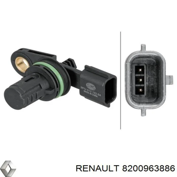 8200963886 Renault (RVI) sensor de posición del árbol de levas