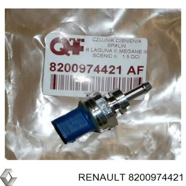 8200974421 Renault (RVI) sensor de presion de escape