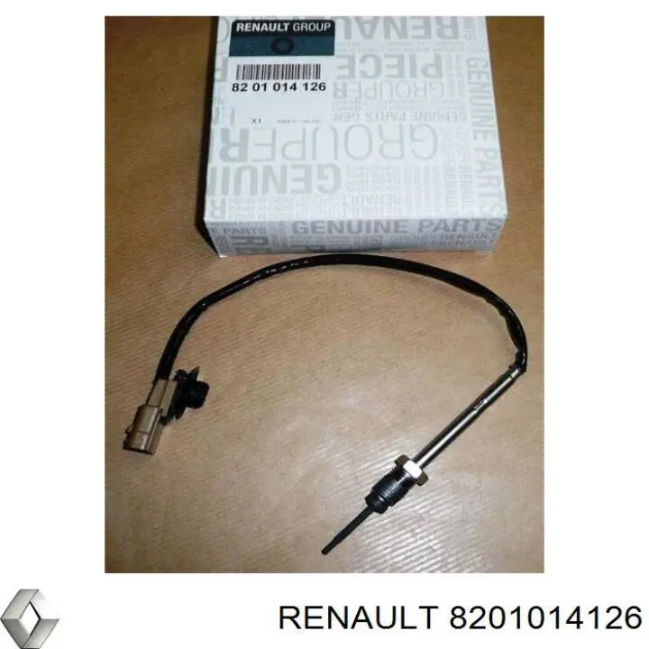 8201014126 Renault (RVI) sensor de temperatura, gas de escape, en catalizador