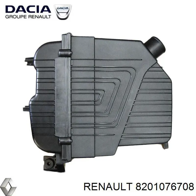 8201076708 Renault (RVI) casco de filtro de aire